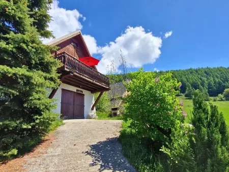 Location chalet à Saint Michel de Chaillol, Chalet montagne, animaux OK, 5 pers., vue sud