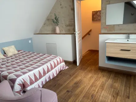 Gîte des Hirondelles 6 pers. – parking privé & garage : photo 17