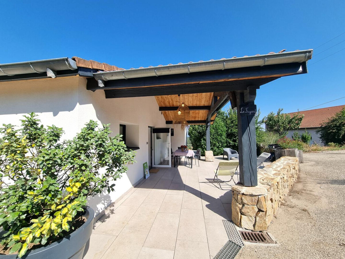 Le Fayard – Gîte climatisé 3 pers., terrasse & barbecue - Photo 13
