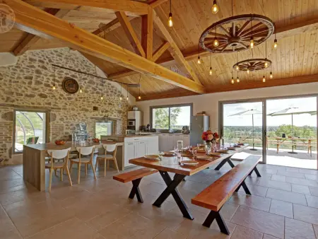 Le Clos Saint-Jean, gîte 16 pers. avec piscine couverte : photo 5
