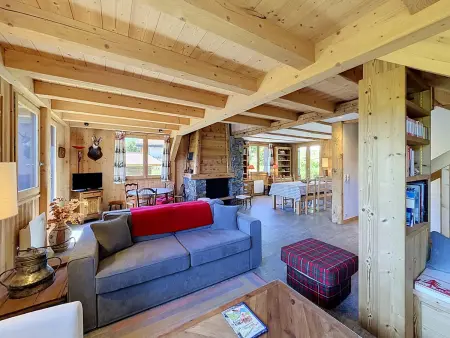 Location chalet à Combloux, Chalet vue Mont-Blanc - 6 pers.