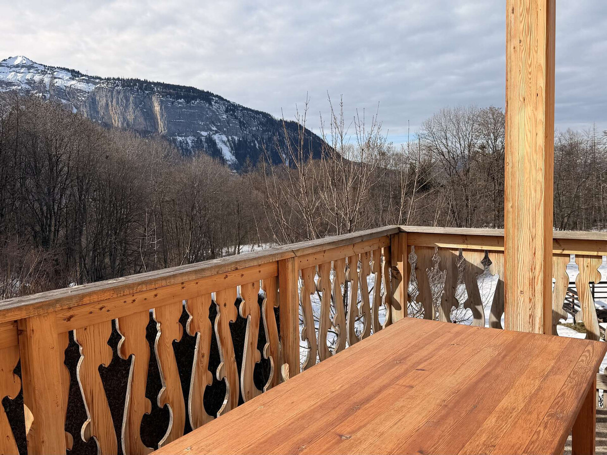 Chalet 11 pers. Arâches-la-Frasse : 3 niveaux, terrasse - Photo 13