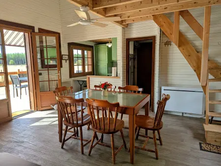 Le Chalet - Gîte 6 pers. face aux chevaux en Sologne : photo 3