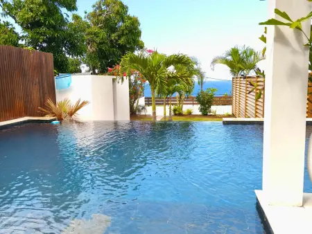 Villa Cap'Vanille, piscine vue mer - Saint-Philippe