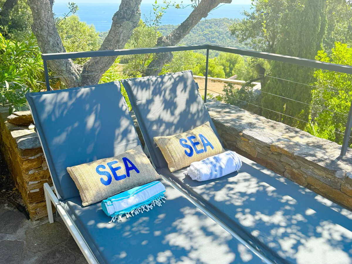 Mazet provençal vue mer à Bormes-les-Mimosas, 6 pers. - Photo 7