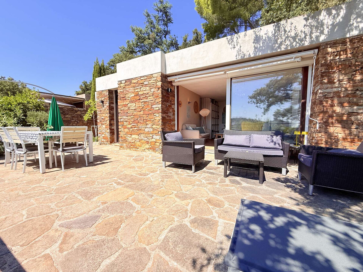 Mazet provençal vue mer à Bormes-les-Mimosas, 6 pers. - Photo 8