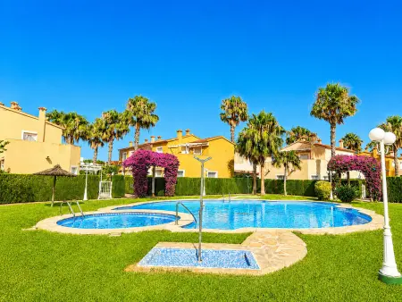 Maison mitoyenne, piscine commune - 6 pers., Gite 6 personnes à Oliva - Photo 23
