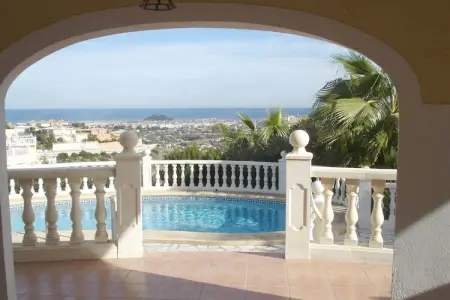 Maison vue mer à flanc de montagne, Dénia : photo 2