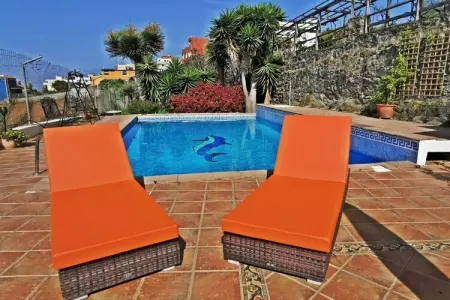 Manoir de 250 ans avec vue Teide et piscine