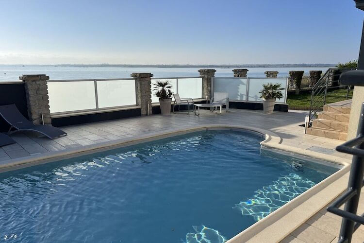 Villa vue mer à Plouneour Très, piscine et plage privée - Photo 2