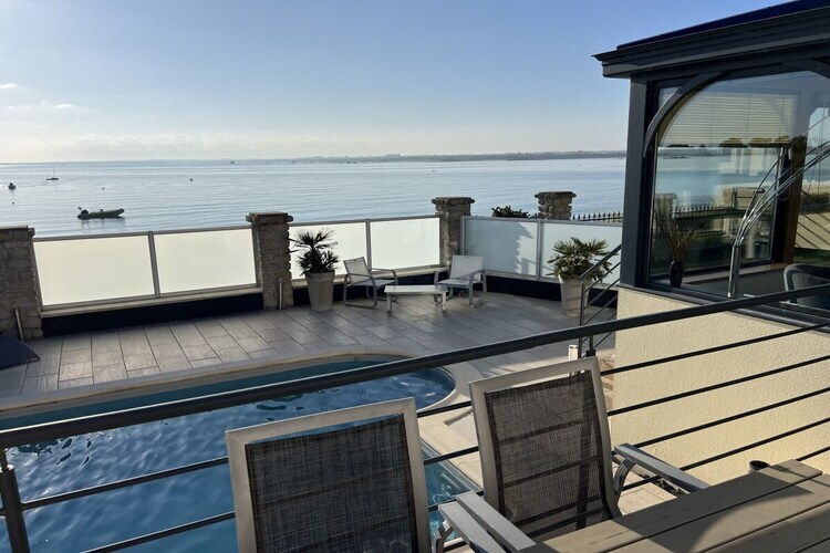 Villa vue mer à Plouneour Très, piscine et plage privée - Photo 3