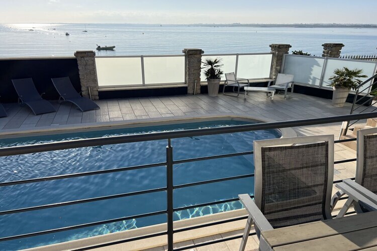 Villa vue mer à Plouneour Très, piscine et plage privée - Photo 7