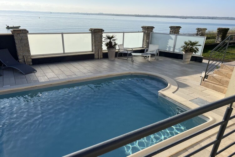 Villa vue mer à Plouneour Très, piscine et plage privée - Photo 8