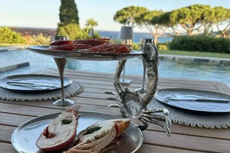 Villa avec tour et piscine chauffée à Sainte-Maxime : photo 4