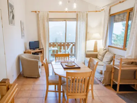 Location chalet à Villarodin Bourget, Demi-chalet duplex, animaux OK - 6 pers., vue montagne