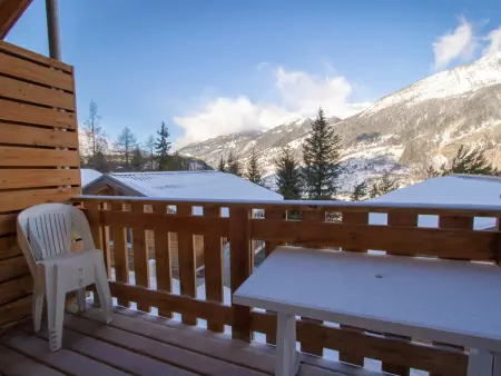 Demi-chalet 6 pers. animaux OK, balcon vue montagne : photo 7