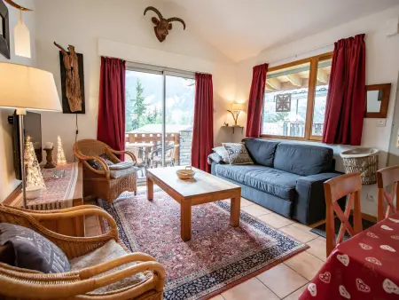Location chalet à Villarodin Bourget, Demi-chalet au calme, vue magnifique - 6 pers.