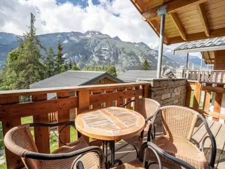 Demi-chalet 6 pers. à Villarodin-Bourget, balcon : photo 9