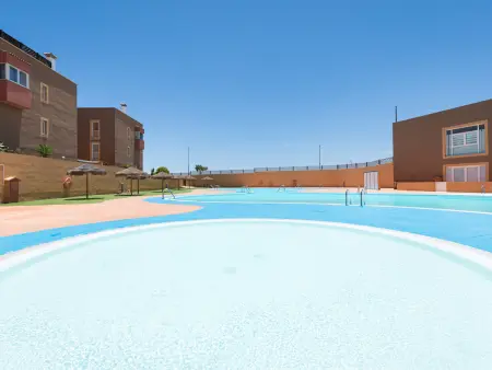 Duplex 3 chambres avec piscine et solarium à Corralejo : photo 28