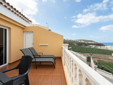 Maison 2 chambres vue mer, terrasse solarium à Arucas