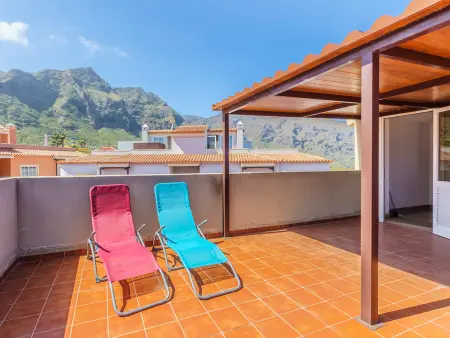Maison vue mer et montagne, terrasse BBQ à Buenavista