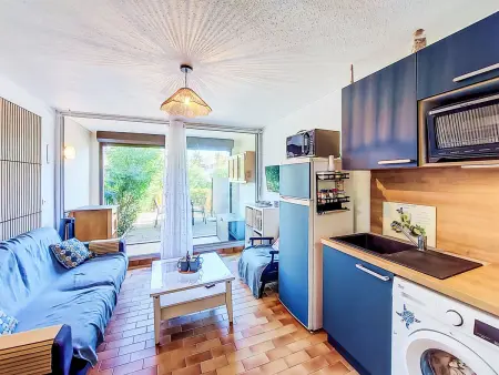 Studio 21 m² avec terrasse et piscine à Gruissan : photo 3