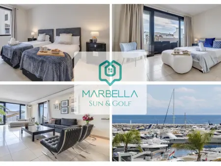 Appartement vue yachts à Puerto Banús, Marbella : photo 1