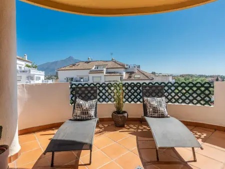 Appartement 2 chambres, terrasse piscine à Marbella : photo 19