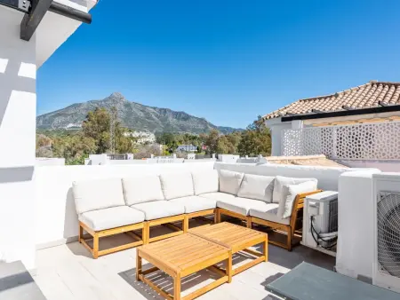 Penthouse Marbella vue montagne, 3 ch., terrasse toit : photo 12