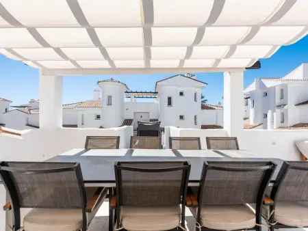 Penthouse Marbella vue montagne, 3 ch., terrasse toit : photo 22