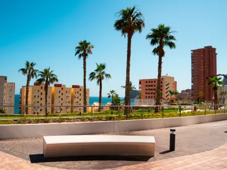 Appartement vue mer et montagne, front de plage à Benidorm : photo 6