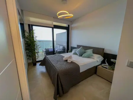 Appartement vue mer et montagne, front de plage à Benidorm : photo 12