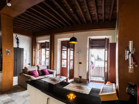 Studio 60 m² centre Granada, 3 balcons et clim : photo 5