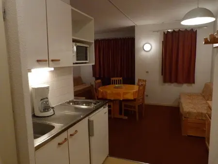 Studio 28 m² vue montagne aux Menuires, 4 pers. : photo 3