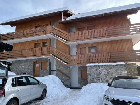Appart 3 pièces calme Méribel, 500m pistes : photo 9