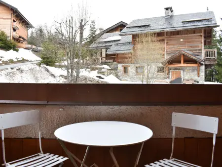 Studio Méribel, balcon Sud à 50m des pistes : photo 12