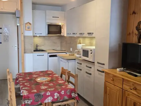 Studio 28m² vue Mont Blanc, centre La Plagne : photo 1