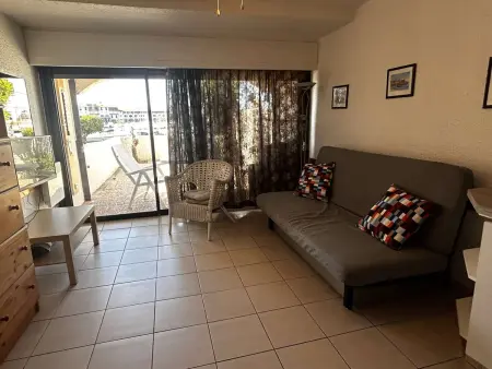 Appartement PMR vue port et Pyrénées au Barcarès : photo 3