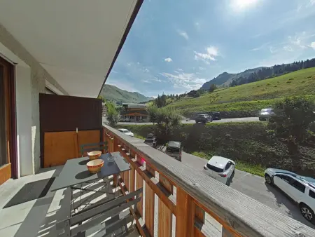 Studio cabine vue pistes au Grand-Bornand, 4 pers. : photo 12