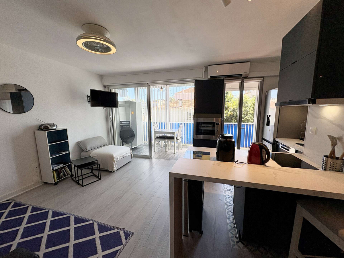 Studio rénové climatisé à 50m de la plage Salis, Antibes - Photo 4
