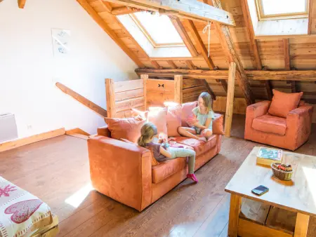 Triplex 12 pers. à Valloire : 4 chambres, vue Sud-Ouest : photo 2