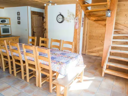 Triplex 12 pers. à Valloire : 4 chambres, vue Sud-Ouest : photo 4