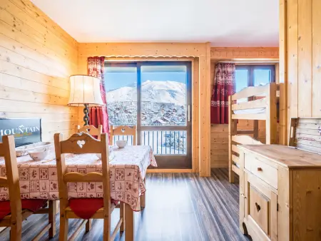 Studio 24m² vue station, 4 pers. - La Toussuire : photo 1