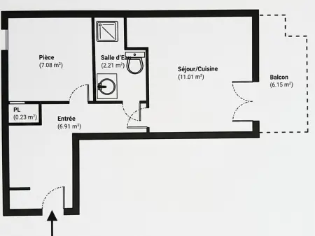 Appartement calme avec loggia et parking à Bagnères-de-Luchon : photo 13