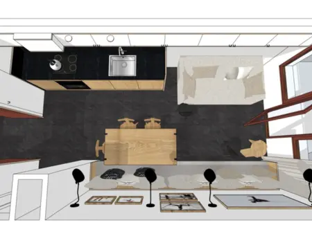 Appartement 3 pièces Avoriaz, balcon et cuisine rénovée : photo 2