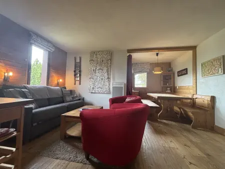 Appartement 7 pers. vue Mont Blanc, 1 min des pistes : photo 1