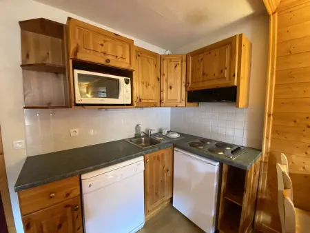 Studio 20m² balcon sud/sud-ouest - Plagne Villages : photo 3