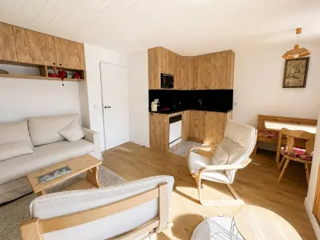 Appartement 2 chambres Méribel - Canapé convertible : photo 3