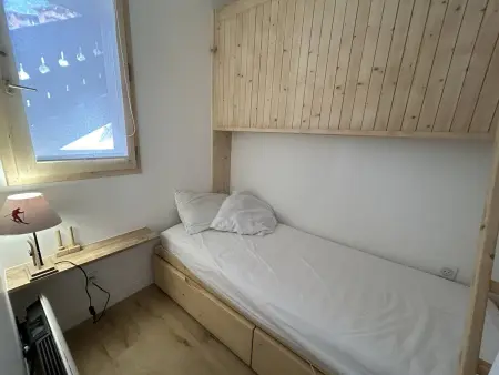 Appartement 2 chambres Méribel - Canapé convertible : photo 10