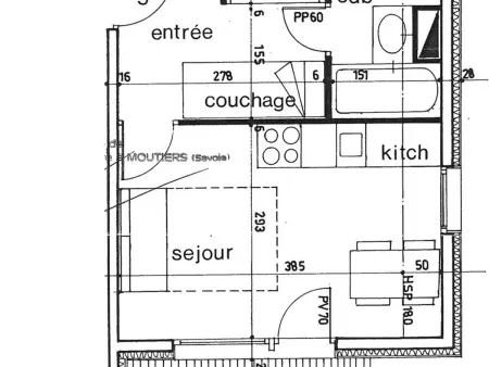 Appartement 4 pers. avec balcon à Méribel-Mottaret : photo 14